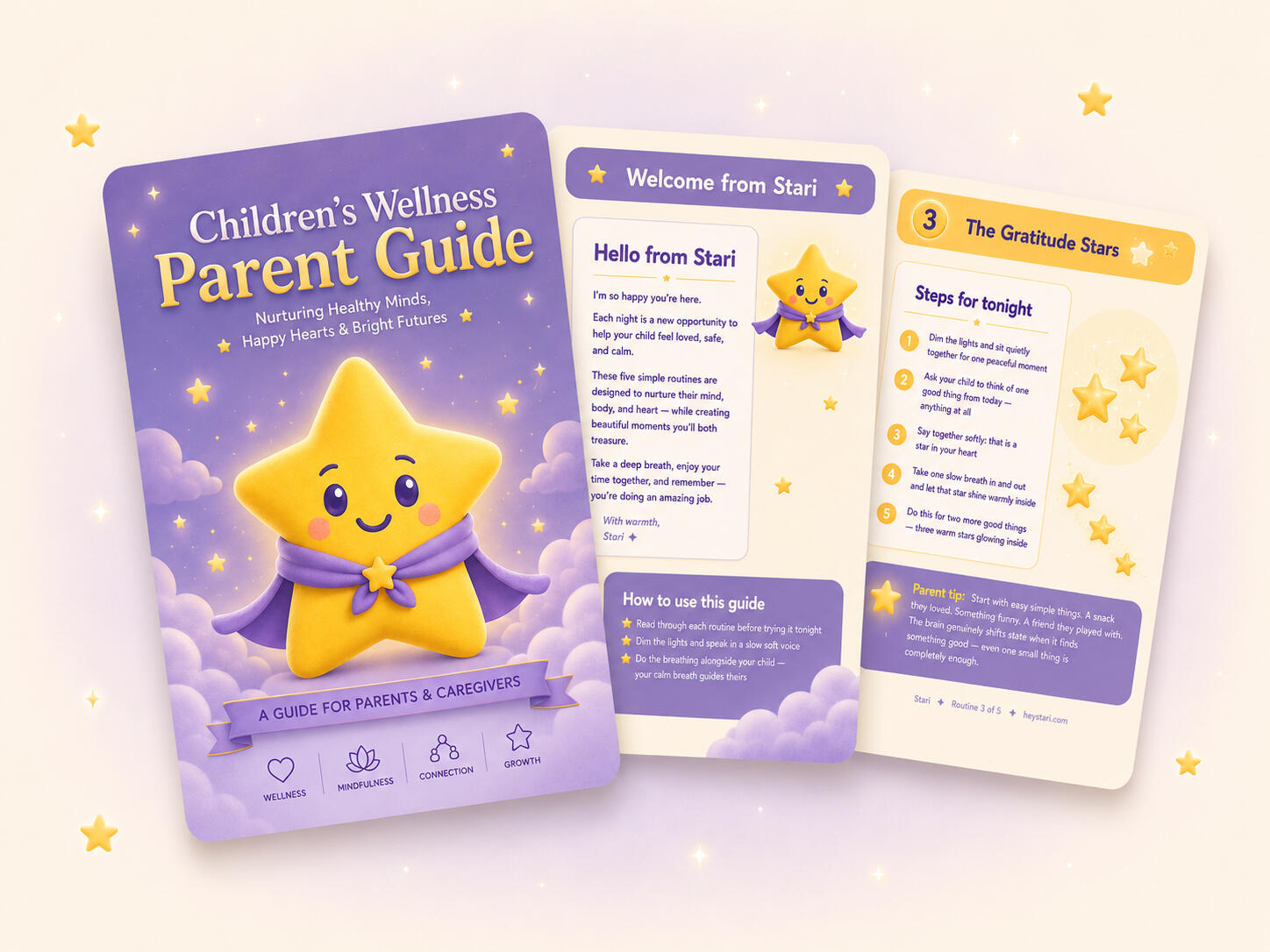 Stari's 5 Bedtime Calm Routines — download it free right now